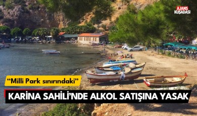 Karina Sahili'nde alkol satışına yasak getirildi!