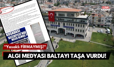 Kuşadası'nda algı medyası baltayı taşa vurdu!