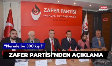 Kuşadası Zafer Partisi'nden kamuoyuna açıklama