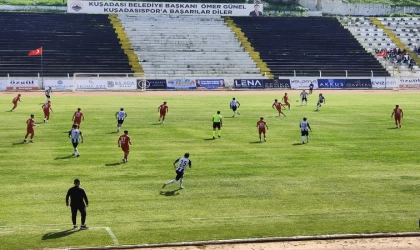 Kuşadasıspor 6 maç sonra 3 puanla tanıştı